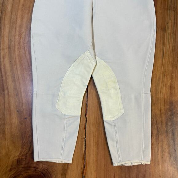 Equi-stretch Men's Riding Breeches 30 Tan Beige Stretch Equestrian Prestige R2 - Picture 2 of 7